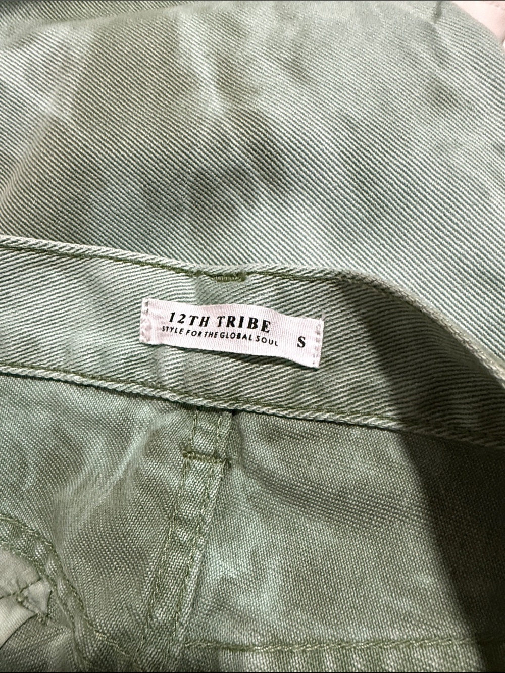 12th Tribe Spring Come to Green Tie Dye pants - Picture 3 of 3